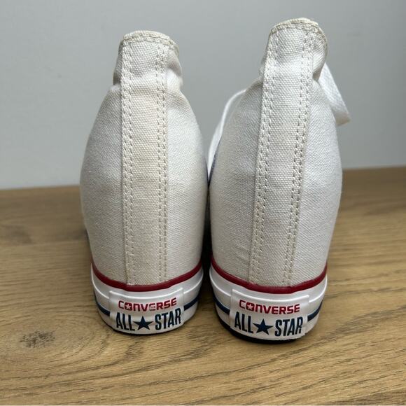 Converse Chuck Taylor All Star Lux Hi High Hidden Heel Wedge White Women’s 8.5 - Picture 6 of 12